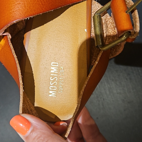 Brown leather wedges - Picture 4 of 6